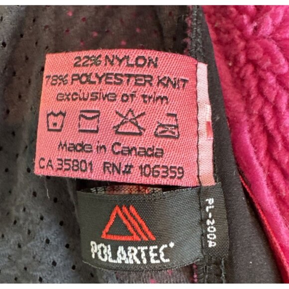 lululemon polartec black & hot pink fleece lined jacket size 6 running dance - Picture 14 of 14